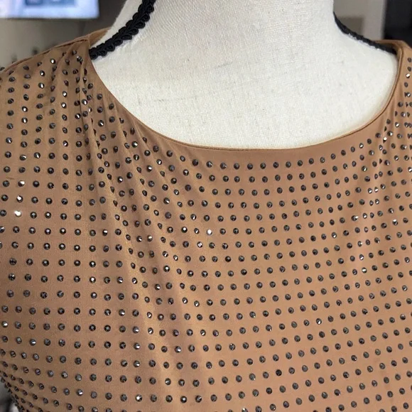 White House Black Market Bronze Mini Dress - Picture 7 of 12